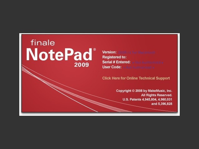 Finale Notepad 2009 (2008)