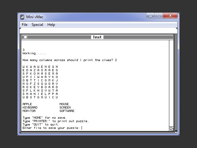 WordFind (1987)