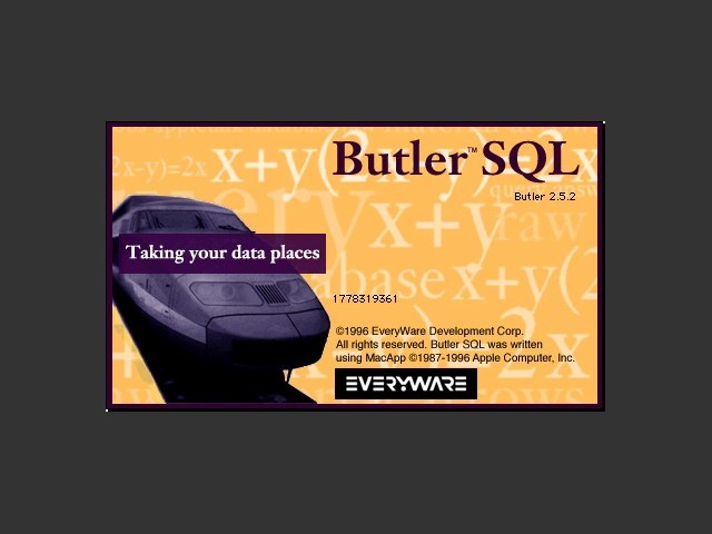 Butler SQL 2.5.2 (1998)