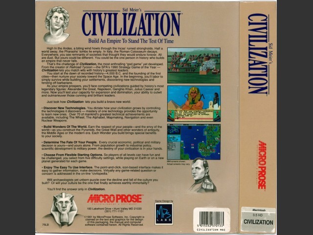 Sid Meier's Civilization (1992)