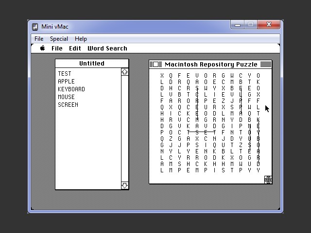 Word Search (1986)