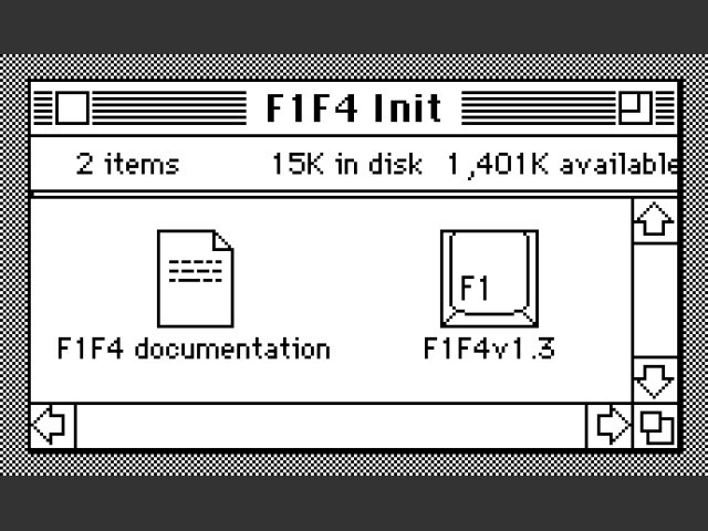 Contents of F1F4. 