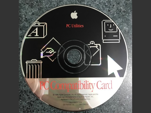 691-0823-A,,PC Compatibility Card. PC Utilities. Disc v1.5 1996 (CD) (1996)