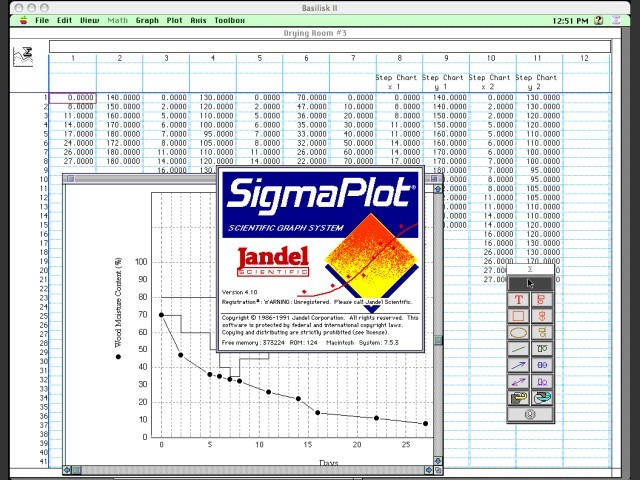 SigmaPlot 4.10 (1991)