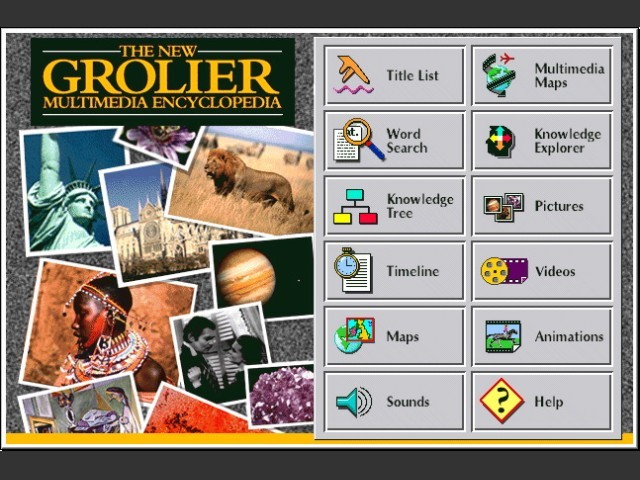 The New Grolier Multimedia Encyclopedia Release 6 (1993)