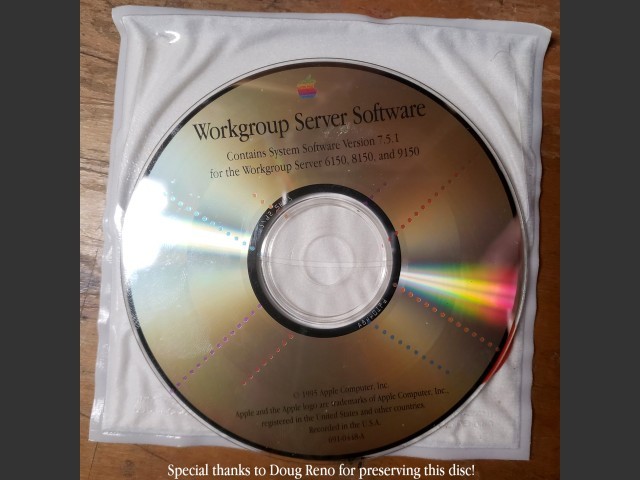 System 7.5.1 (Workgroup Server 6150, 8150, 9150) (691-0448-A) (CD) (1995)