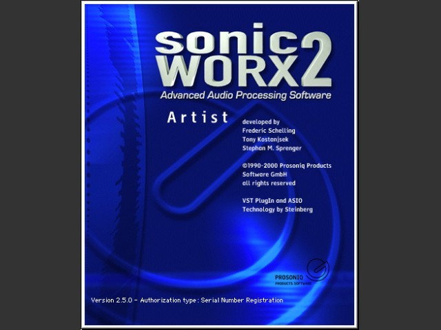 sonicWORX Artist 2.5 (2000)
