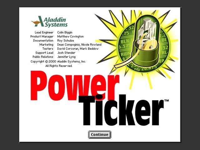 Aladdin PowerTicker 2.0 (2000)