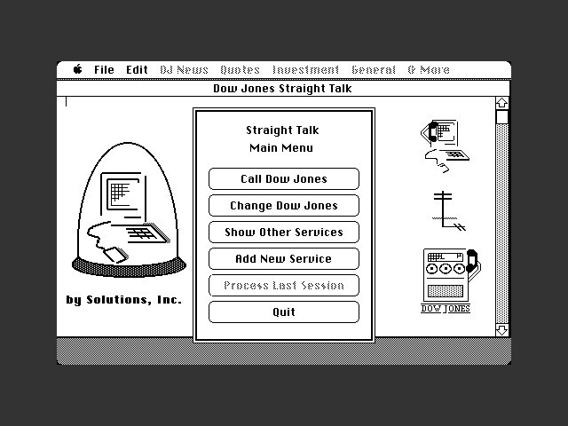 Dow Jones Straight Talk (1984)