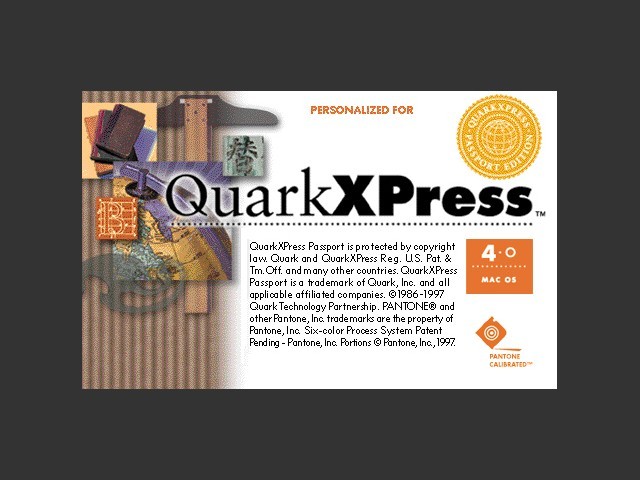 QuarkXPress 4/Passport 4 and updates (1998)