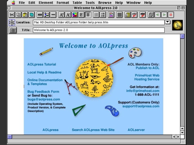 AOLpress 2.0 (1997)