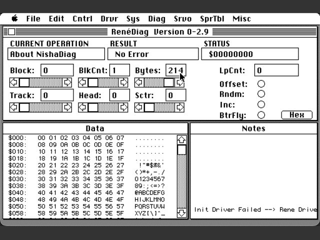 NishaDiag HD 20 Test (ReneDiag) (1985)