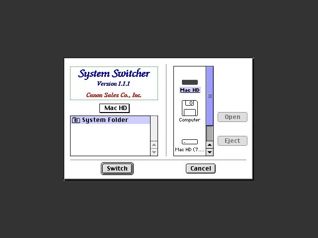 System Switcher (1991)