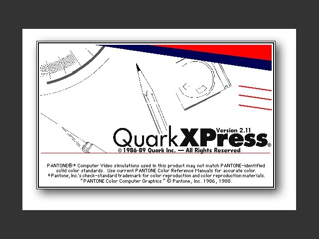 QuarkXPress 2.11 (1989)