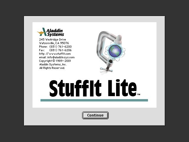 StuffIt Lite 6.5 (2001)