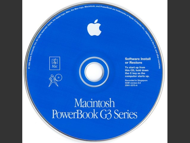 PowerBook G3 Lombard Software Install (1999)