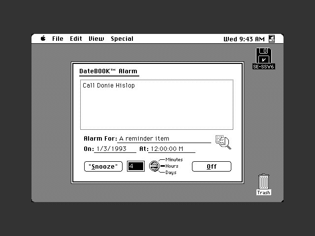 DateBook 1.0 (1992)