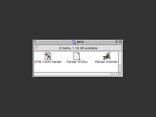 HTML Form Parser 1.0b3 (1996)