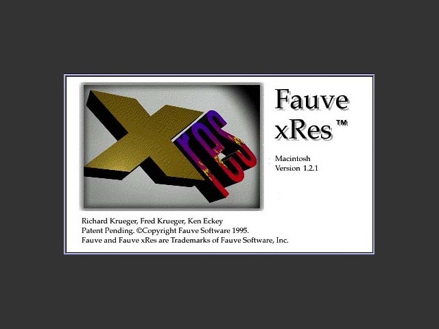 Fauve xRes 1.2.1 (1995)