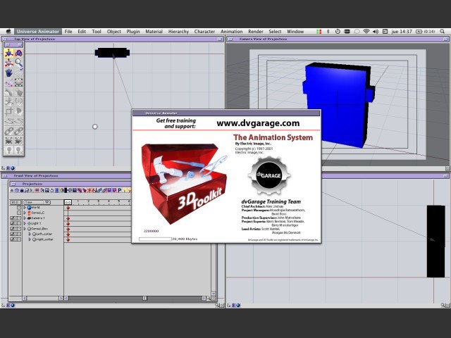 Electric Image Universe 3D ToolKit 2 from DVGarage (2002)