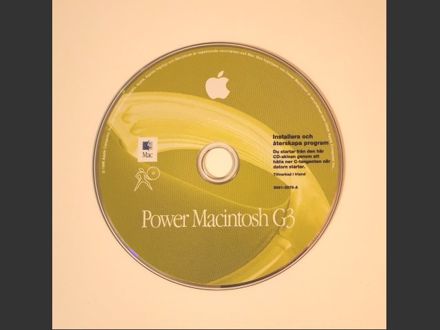 Mac OS 8.5 - Power Macintosh G3 restore (Swedish) (1998)