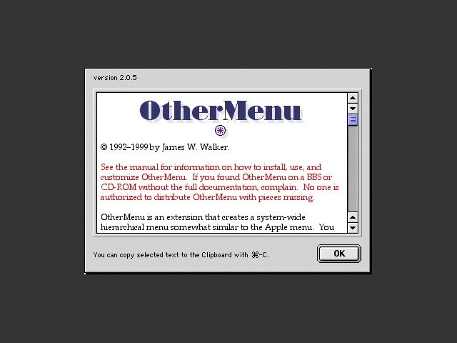 OtherMenu (1999)