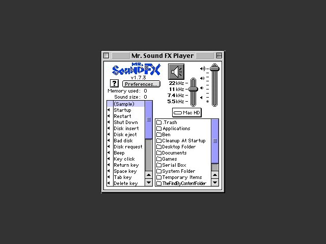 Mr. Sound FX Player (1988)