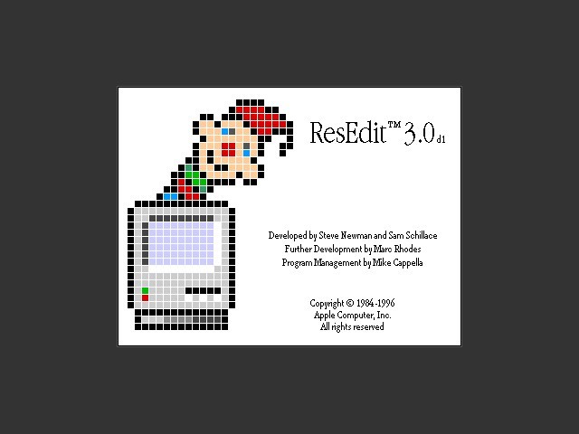 ResEdit 3.0d1 (1996)