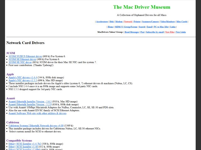 Mac Drivers Museum Archive (1990-2003) (2003)