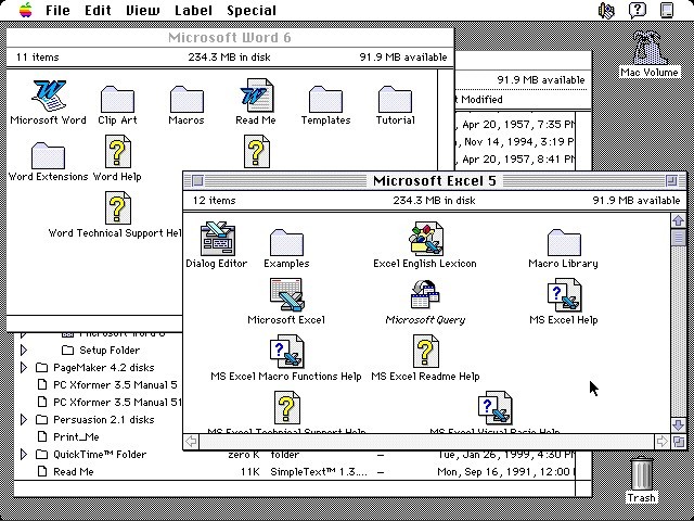 Microsoft Office 4.2.x (1994)