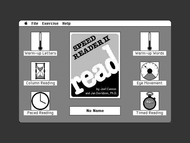Speed Reader II (1985)