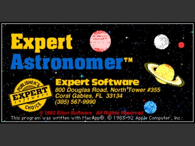 Expert Astronomer (1992)