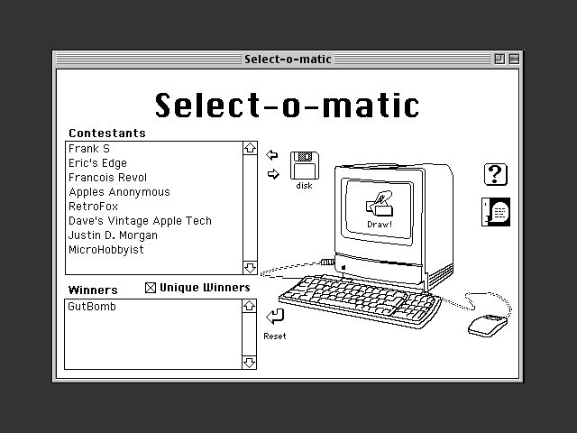 Select-o-matic (2023)