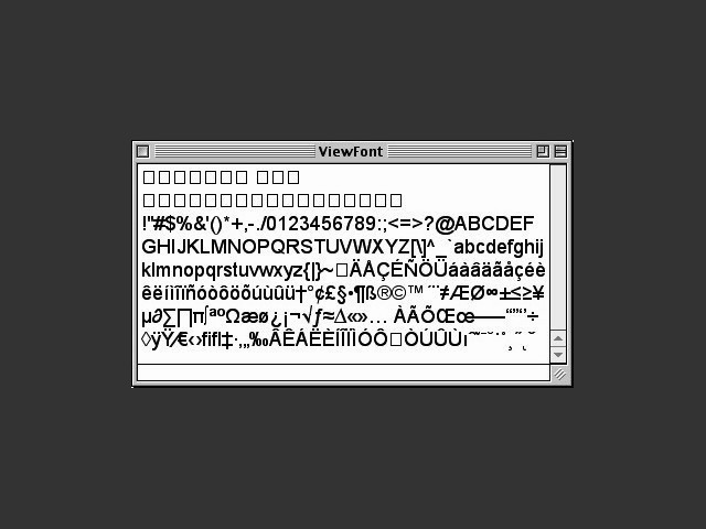 ViewFont (1994)