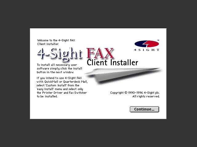 4-Sight Fax 4.01E (1996)