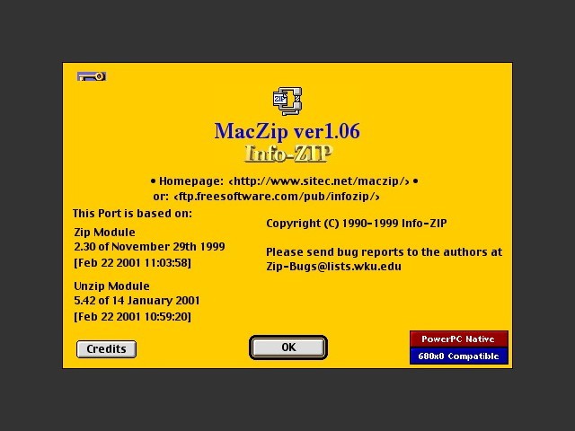 MacZip 1.06 (2001)