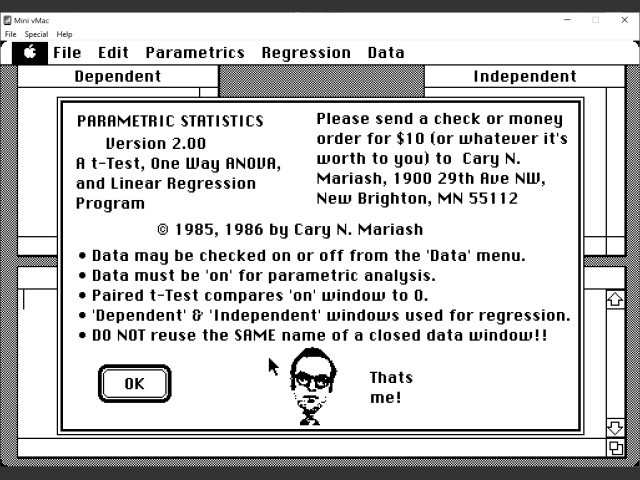 Parametric Statistics (1986)