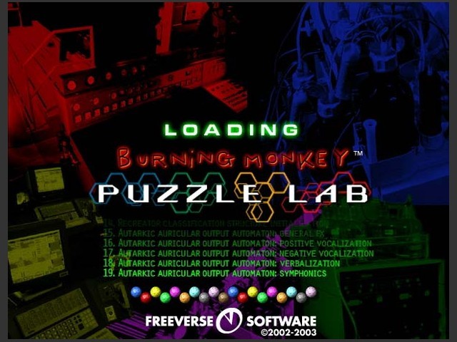 Burning Monkey Puzzle Lab (2000)
