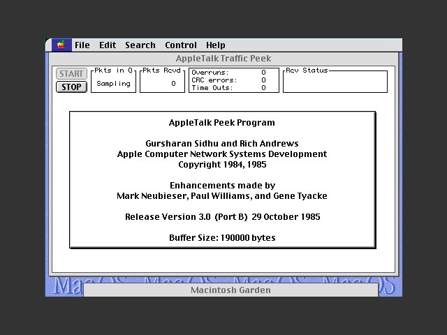 AppleTalk Peek (1985)