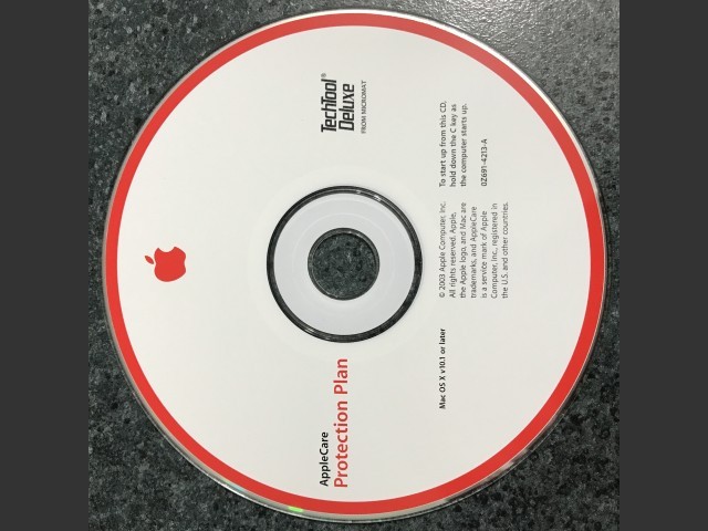 AppleCare Protection Plan TechTool Deluxe from Micromat for Mac OS X v10.1 or later... (2003)
