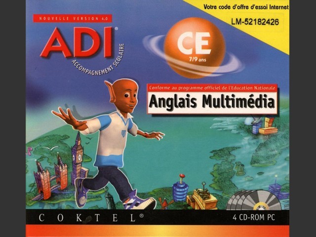 Adi 4 Anglais CE1 - CE2 (1998)