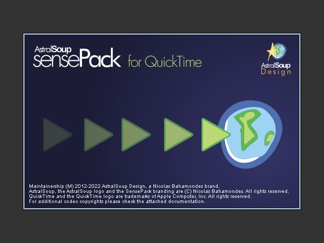 Cornica SensePack for QuickTime(TM) (2012)