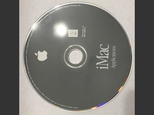 691-3330-A,Z,iMac. Applications. Disc v1.4 (CD) (2001)