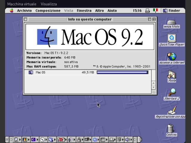 Mac OS 9.2.2 Italian (2001)