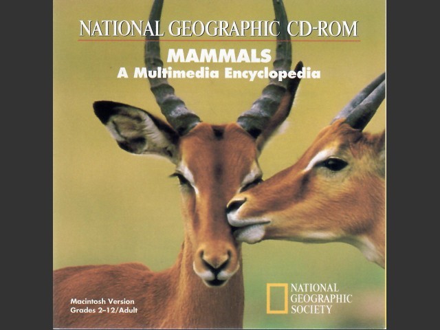 National Geographic CD-ROM: Mammals - A Multimedia Encyclopedia (1993)