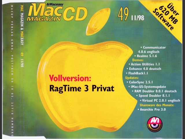 Mac Magazin & Maceasy-CD #49 11-1998 (0)