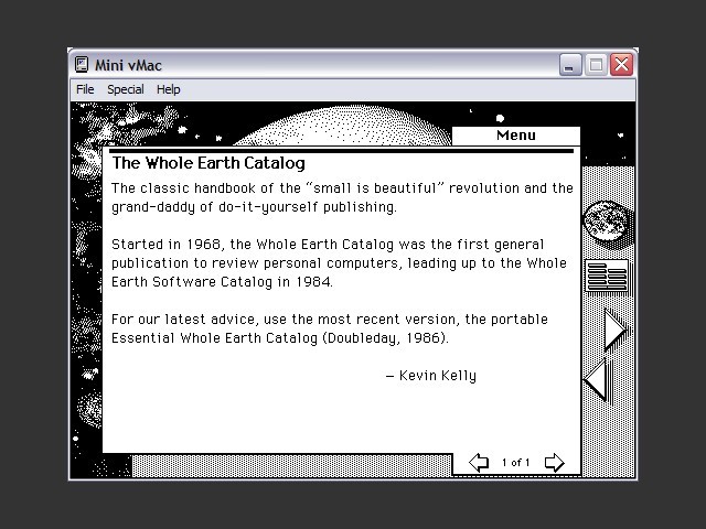 The Electronic Whole Earth Catalog (1989)