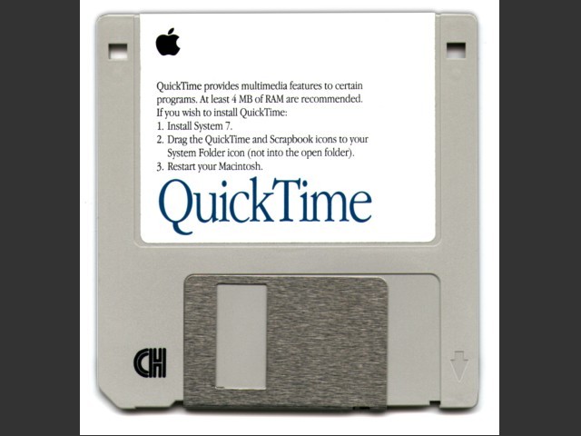 QuickTime 1.6.1 Installation floppy 