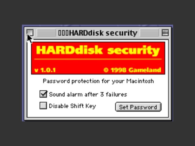 HARDdisk security (1998)