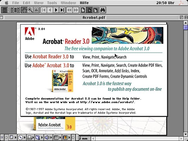 Adobe Acrobat Reader 3 (1996)